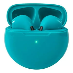 Veat00L - Audífonos Inalámbricos Bluetooth Pro6 5.0 20 H De Batería De Larga Duración Compactos Y Portátiles Cancelación Inteligente Del Ruido Diseño Magnético Indicador Luminoso De Dos Colores