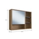 thumbnail image 3 of Gabinete de baño con espejo 1 puerta 4 repisas Castaño Negro LVA06.071, 3 of 3