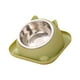 thumbnail image 3 of Cuenco Elevado Para Comida Para Gatos, Cuenco Para Comida Para Gatos, Comedero Para Mascotas, Cuenco Elevado Inclinado Para Gatos, Verde, 3 of 3