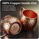 thumbnail image 3 of Juego de 4 vasos de cobre martillado para Moscow Mule, 470 ml, 3 of 6