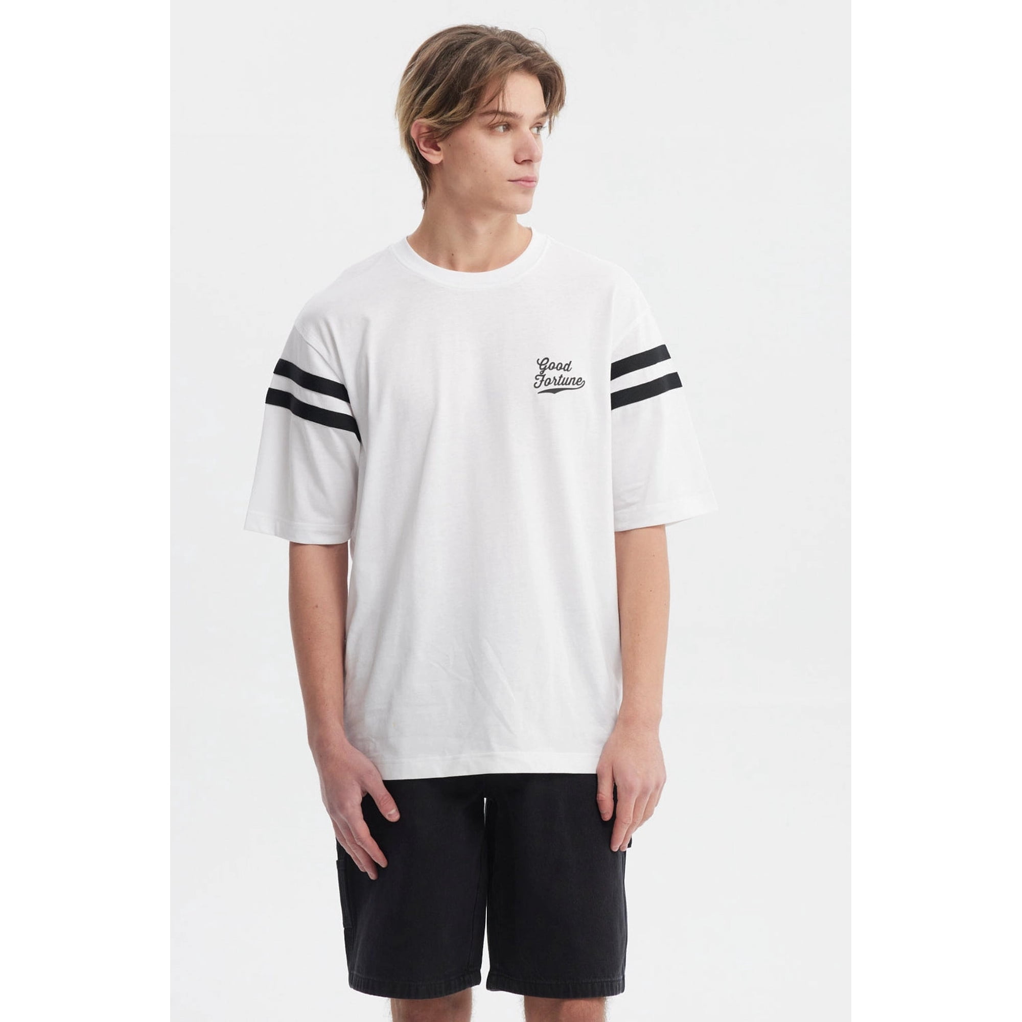 Fashionspark - Polera Hombre Oversize Blanco - Lx
