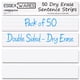 thumbnail image 1 of Tiras de frases Essex Wares paquete de 50 41 cm x 8 cm blanco, 1 of 6