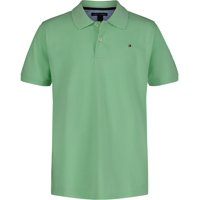 Polo Tommy Hilfiger Para Niños De Manga Corta, Verde Hiedra, 14-16