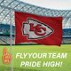 thumbnail image 2 of Bandera exterior de los Kansas City Chiefs 91 cm – Team Sports America, 2 of 6