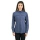 thumbnail image 1 of Camisa HW Antakari Spandex Mujer Azul, 1 of 8