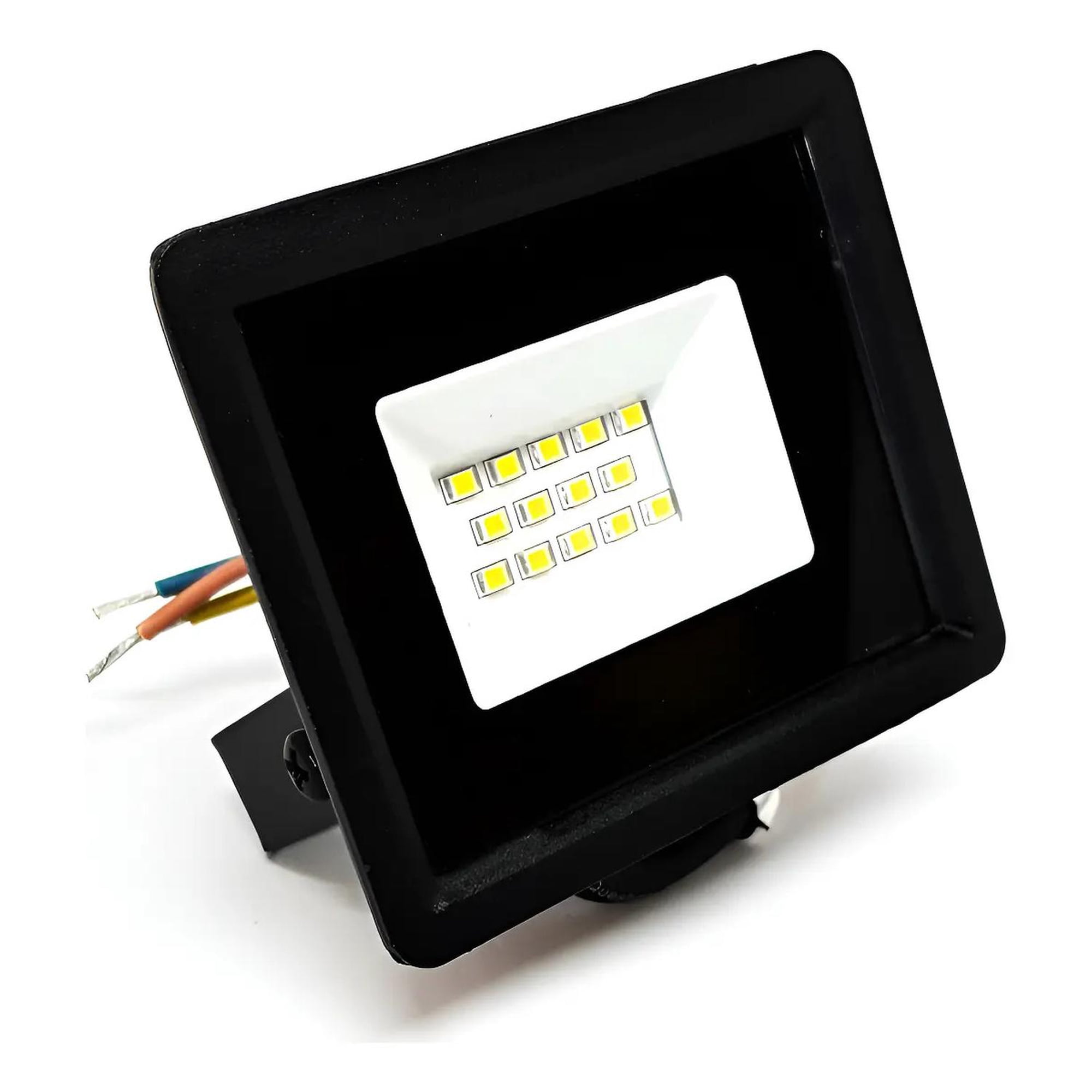 Drl - Foco Proyector Led Reflector 10w Ip65 Ik08 Luz Blanca Sec Negro Blanco Frío