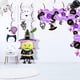 thumbnail image 2 of Kit de arco de globos para Halloween: globos morados, negros y blancos, globos de confeti, pancarta espeluznante, juego de globos de araña blancos y negros, globos de aluminio con forma de bruja para, 2 of 5