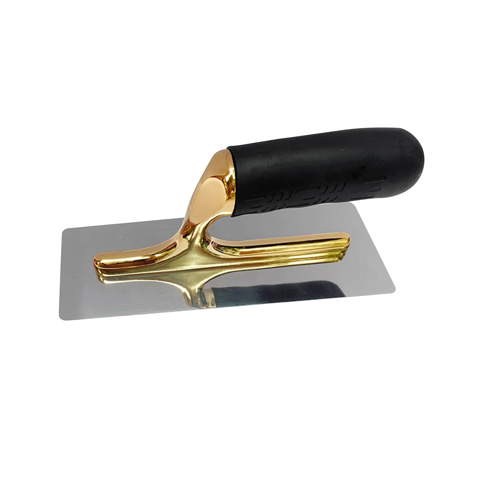 Magideal - Paleta Para Paneles De Yeso Empuñadura Cómoda Paleta De Enyesado De Acero Inoxidable Paleta De Acabado De Yeso Relleno Para La Construcción De Paredes 20 Centímetros