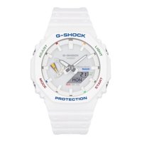 Casio - Reloj G-Shock Análogo Digital Correa De Resina Esfera Blanca Tough Solar Ga-B2100Fc-7A 200M Para Hombre
