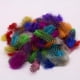 thumbnail image 3 of Lote de 50 plumas de gallina de Guinea teñidas para manualidades., 3 of 5