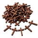thumbnail image 4 of 100 Uds. Colgantes De Cruz De Madera Colgantes De Cruz De Madera Para Llavero DIY Fiesta De Pascua Marrón, 4 of 5