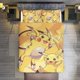 thumbnail image 1 of Pichu Pikachu & Raichu 3 Piece Sets Full/Queen Size - Reversible Microfiber Quilts with Shams Soft Lightweight Bedspread Coverlet Comforter for All Season Bed Sheets, 1 of 4