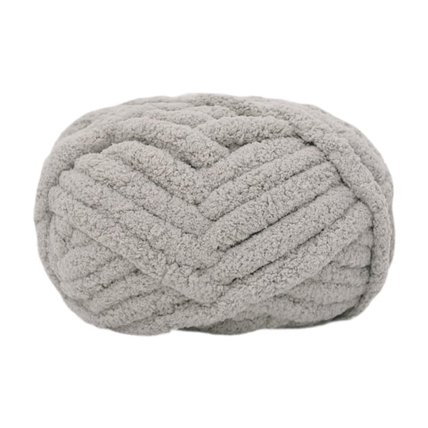 Hilo Grueso Y Grueso Para Hacer Tú Mismo Hilo Gigante Para Tejer Almohadón De Crochet Gris Claro