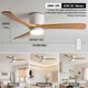 thumbnail image 2 of Ventilador de techo IBalody 91 cm blanco con luz y control remoto, 2 of 7