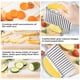 thumbnail image 5 of Cortador Ondulado JAYVAR de Acero Inoxidable para Verduras, 5 of 9