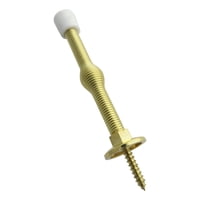 Tope De Puerta Recto Flexible 7,5Cm Metálico Dorado 25Un Dvp