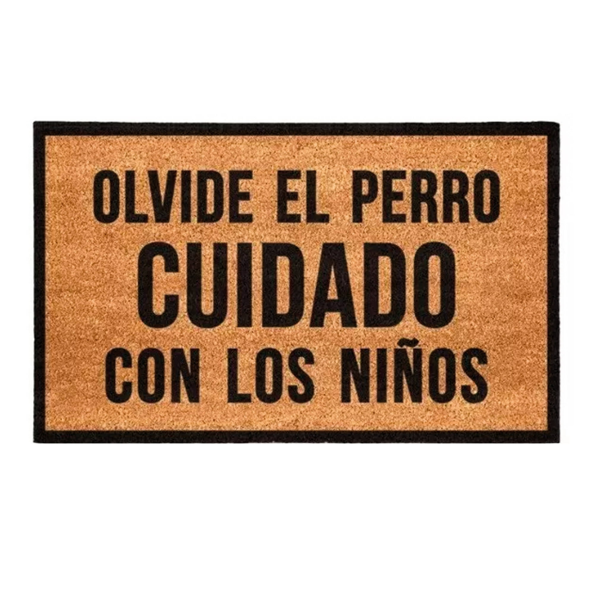 Kokomat - Limpiapiés Choapino Olvide El Perro Cuidado Con Los Niños 45cm X 75cm