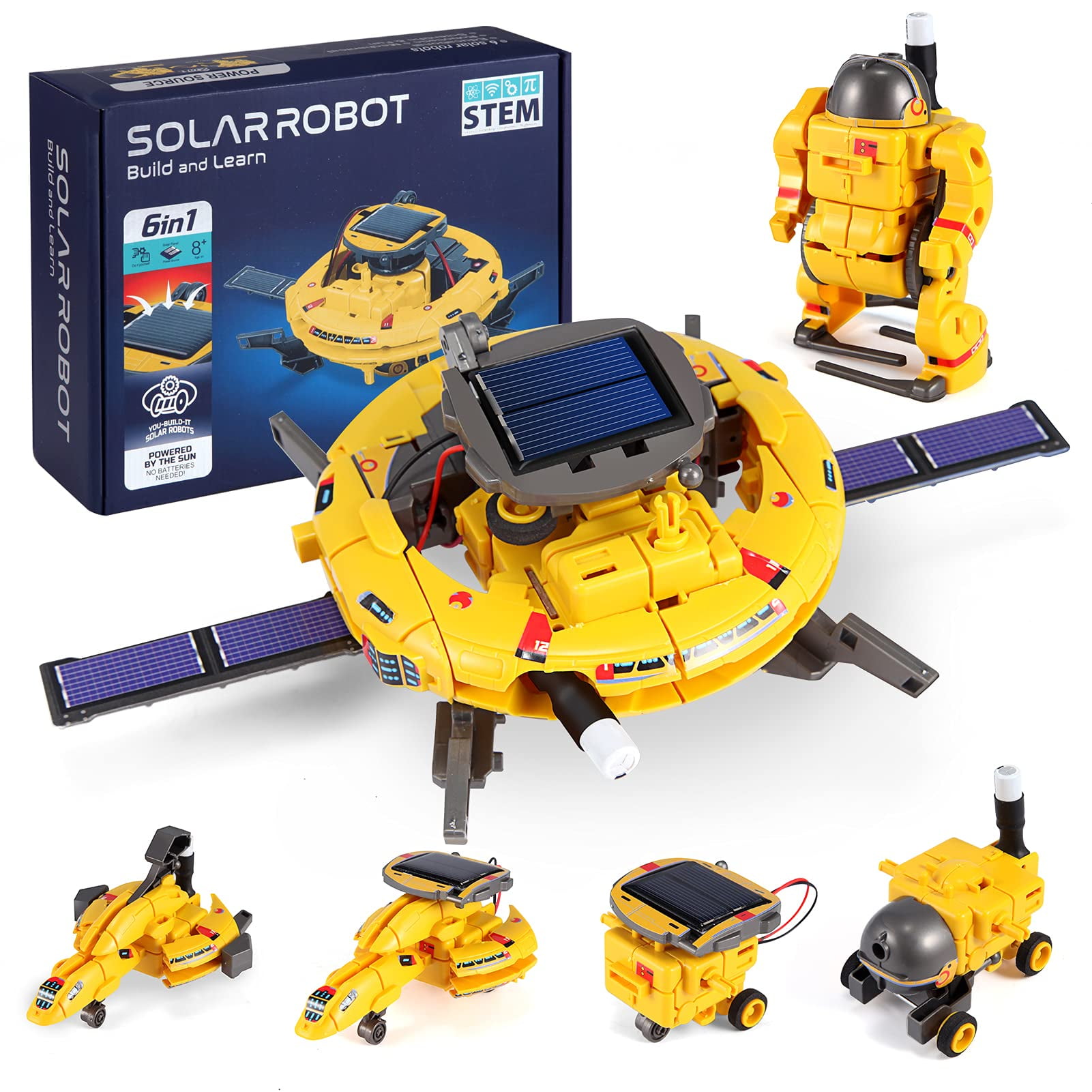 Kit Científico Cobfdha Stem Proyecta Robots Espaciales Solares De 8 A 14 Años