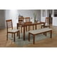 thumbnail image 1 of Juego De Comedor Qatar 1800 + 4 Sillas + 1B Marron H, 1 of 11
