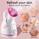 thumbnail image 4 of Vaporizador facial Amconsure Nano Ionic Warm Mist Home Sauna Spa, 4 of 9