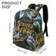 thumbnail image 3 of Magia Extraña-theme Backpack, Campus style schoolbag Bookbag with Adjustable Shoulder Straps And Large Zip Compartment, Unisex Travel Bags.42x30x15cm, 3 of 6