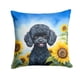 thumbnail image 1 of Cojín Sunflowers Poodle 14 X 14 Cm, 1 of 6