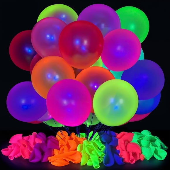 Globos HiFOL 100 piezas 30 cm Neón UV para fiesta
