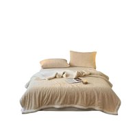 Parati - Frazada Manta Con Chiporro 2 Plaza Beige