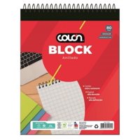 Colon - Block Anillado Escolar Con Espiral 7 Mm 80 Hojas