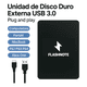 thumbnail image 3 of Disco Duro Externo Flashnote 500gb Usb 3.0 Hdd Compatible Con Pc Notebook Mac Macbook Ps2 Ps3 Ps4 Xbox One Smart Tv Nintendo Consolas, 3 of 5