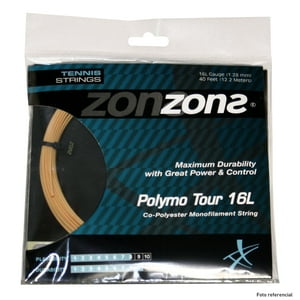 Set Cuerda Tenis Zons Polymo Tour 1.28 / 16L Oro