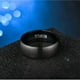 thumbnail image 3 of Anillo Titanio Juveniles Black Space Acero Quirurgico Inoxidable Matte opaco/ talla 8, 3 of 5
