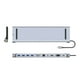 thumbnail image 1 of Adaptador Hub 11 En 1 Usb Tipo C Usb-c Hdmi Vga Usb Lan Sd, 1 of 3