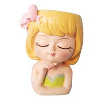 Magideal - Lindo Maceta Bonsai Olla Florero Estatua De Dibujos Animados Decoraciones Mesa Maceta Maceta Para Estantería Café Chimenea Cocina Regalo De Cumpleaños Estilo D