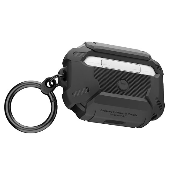 Funda Elkson Exia Series compatible con AirPods Pro 2 1 negra