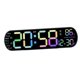 thumbnail image 2 of Reloj Despertador Digital Fecha Hora Calendario Reloj LED Para Sala De Estar Gimnasio Dormitorio, 2 of 3