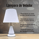thumbnail image 3 of Lámpara de Velador Mesa Decoración Dormitorio Living Blanca Pack de 2, 3 of 3