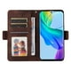 thumbnail image 5 of Carcasa FOXDOCK Vivo V29 Lite de cuero PU, diseño acolchado clásico, protección contra caídas y rayones, 5 of 5