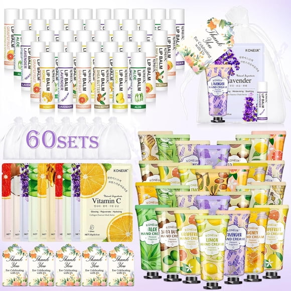 Set Bálsamo Labial, Crema de Manos y Mascarilla KONEUK 60