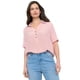 thumbnail image 1 of Bluson Mujer Camisero Ml Roll Up Palo Rosa Corona, 1 of 5