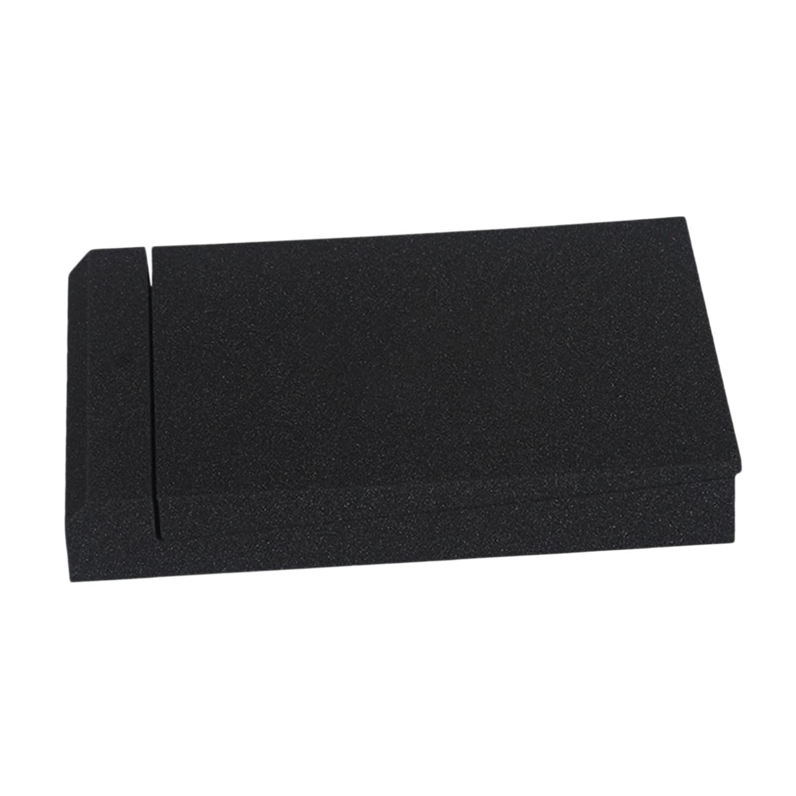 Wswqop - Almohadilla De Aislamiento Para Monitor De Estudio Inclinada Que Se Adapta A La Mayoría De Los Escritorios Almohadilla De Aislamiento Para Parlantes 16 X 22 X 4 Cm