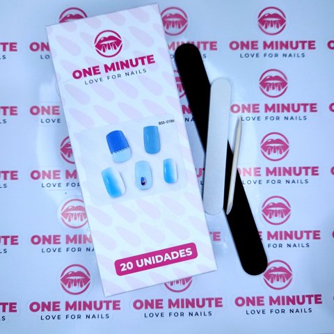 One Minute - Uñas Gel Semicuradas Diseño 186