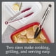 thumbnail image 3 of Juego de Pinzas de Cocina Tovolo 9/12, Silicona y Bloqueo Resistente al Calor, 3 of 6