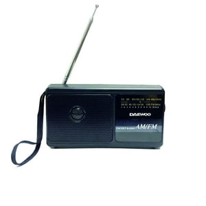 Radio Portátil Am Fm Daewoo Di-Nr8068 Color Negro