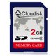thumbnail image 1 of Tarjeta de memoria Cloudisk SD 2GB Class 4 para cámaras digitales, 1 of 5
