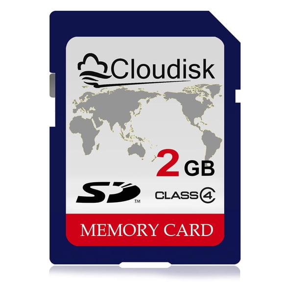 Tarjeta de memoria Cloudisk SD 2GB Class 4 para cámaras digitales