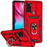 Estuche Gangxun Para Motorola Moto G60S, Soporte Giratorio 360°, Estilo Mecánico Y Magnético