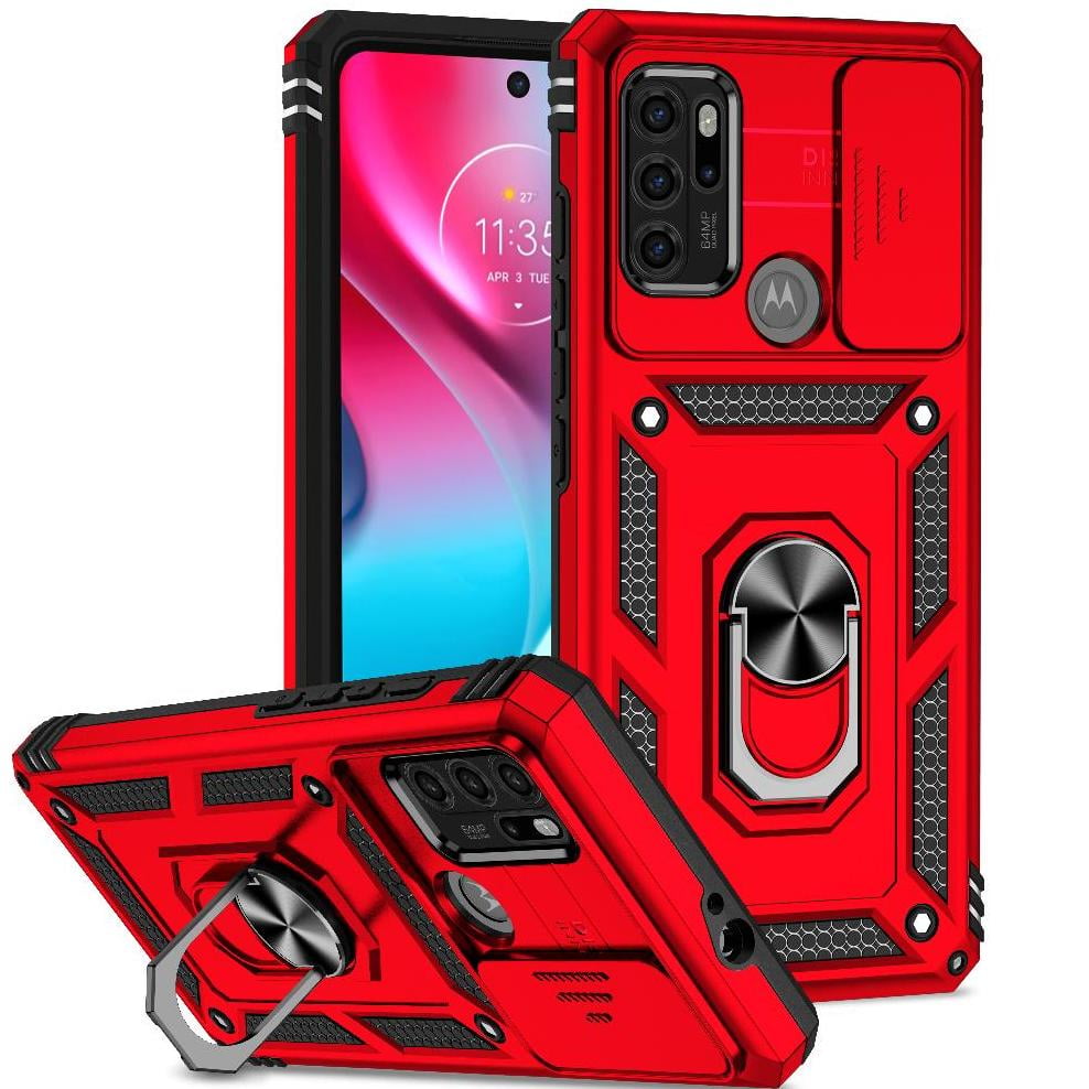 Estuche Gangxun Para Motorola Moto G60s, Soporte Giratorio 360°, Estilo Mecánico Y Magnético