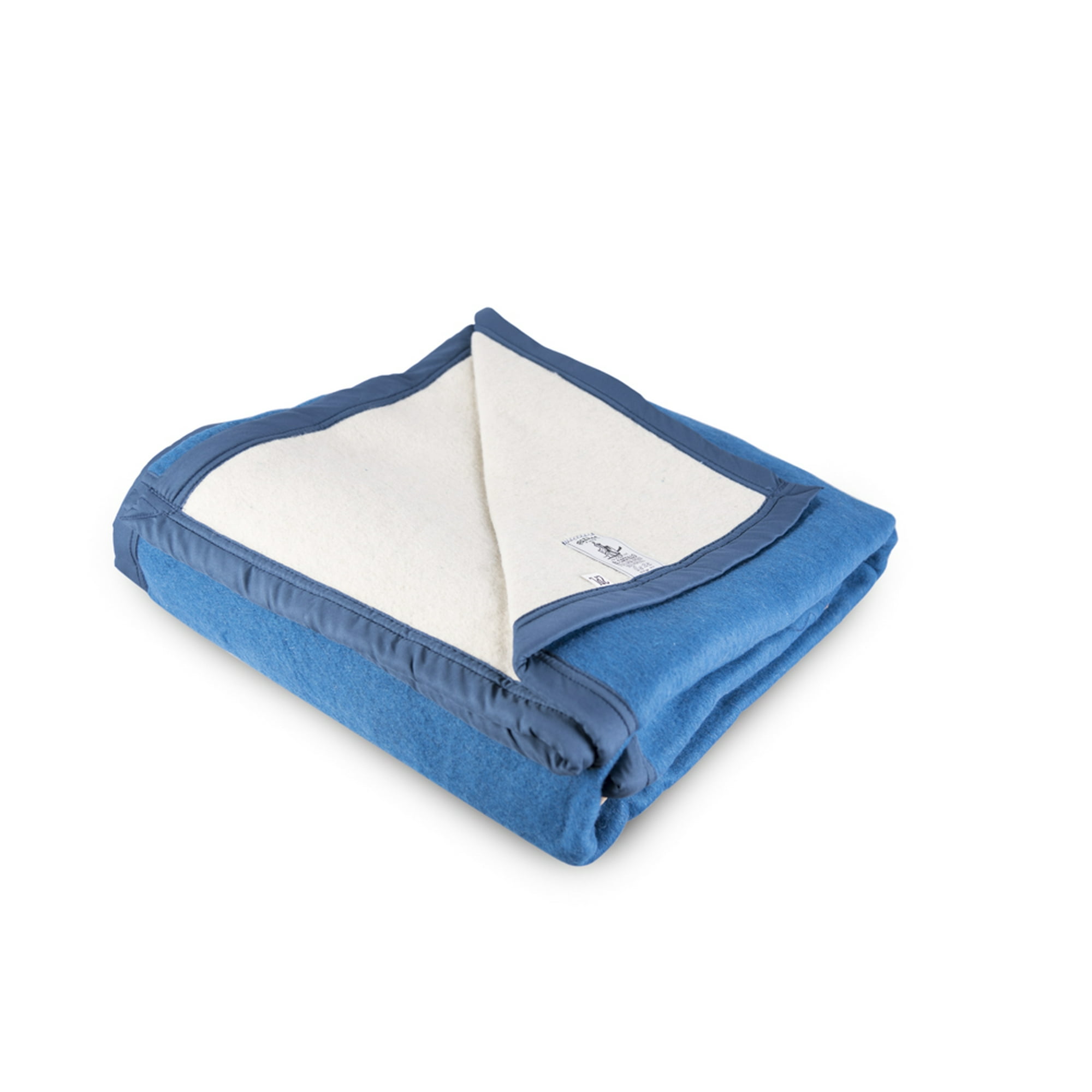 El Castillo - Frazada 70% Lana, 30% Acrílico Azul 2,5 Plazas