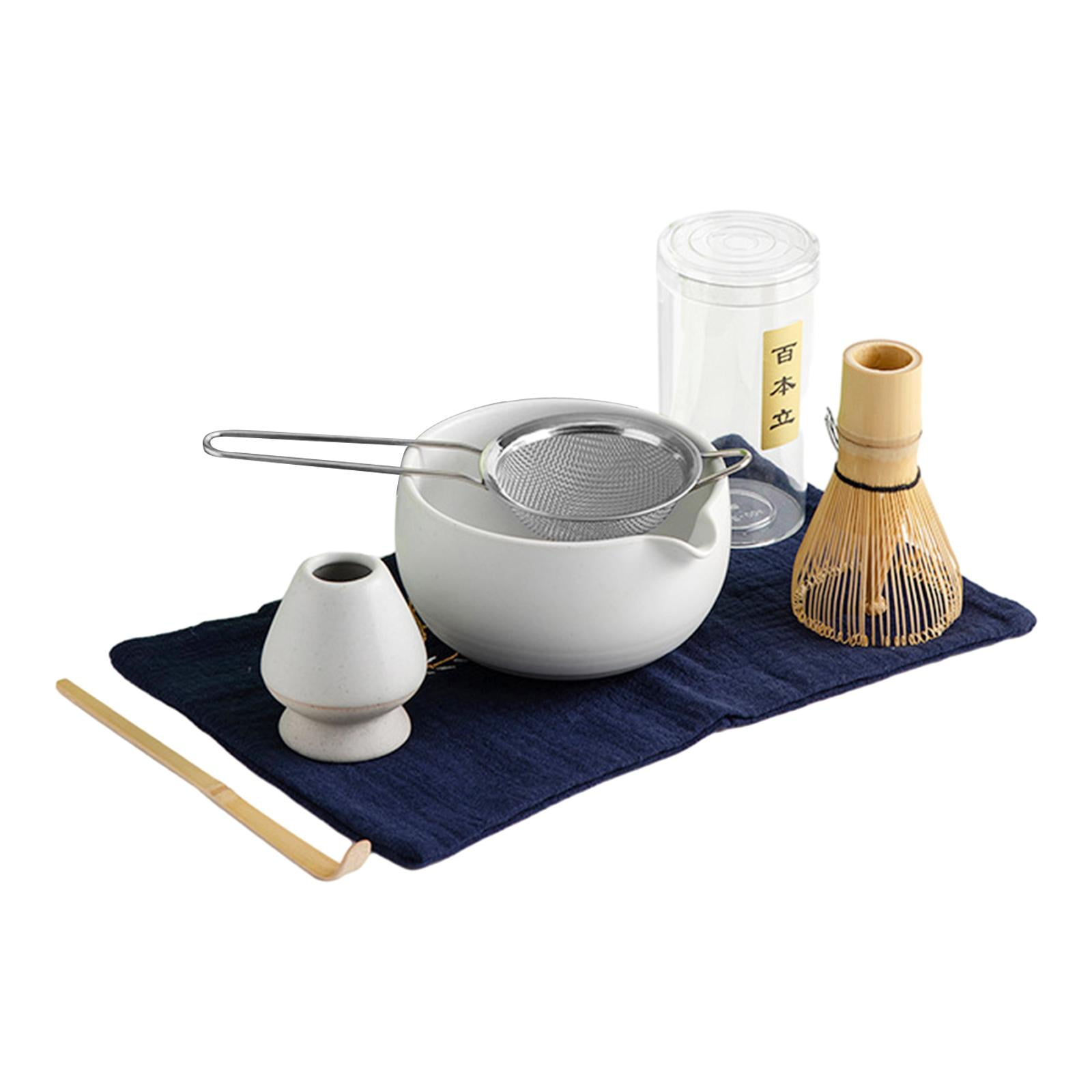 Bothyi - Juego De Té Matcha Japonés De 6x, Cuenco De Cerámica Matcha Para Casa De Té, Restaurante, Hogar, Blanco